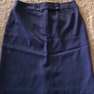 Maroon Dark Plum Pencil Skirt
